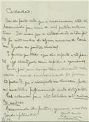 Cópia de carta de António José de Almeida.