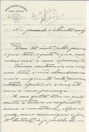 Cópia de carta de António José de Almeida para Júlio Martins