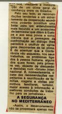 Portugal na Cimeira de Helsínquia: por mais importantes que sejam os resultados da conferência eles não bastarão para resolver todos os problemas do nosso continente