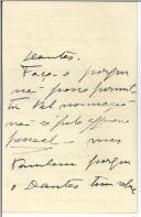 Carta de Ângelo da Fonseca para [António José de Almeida].