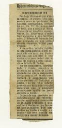 Ephemérides Portuguezas [sic]