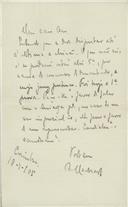 Carta de Bernardino Machado para António José de Almeida.