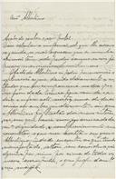 Cópia de carta de António José de Almeida para Albertino