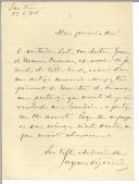 Carta de Jaime Figueiredo para António José de Almeida
