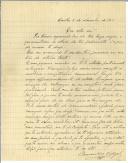 Carta de Bernardino Vidigal para António José de Almeida.