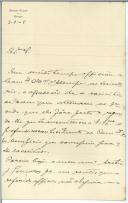 Carta de Fernando Campeão para [António José de Almeida].