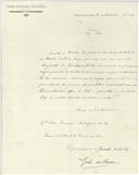 Carta de João da Rocha para António José de Almeida