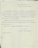 Cópia de carta de António José de Almeida