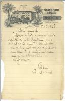 Carta de Bernardino Machado para [António José de Almeida].