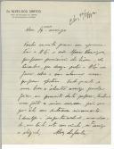 Carta de Alves dos Santos para [António José de Almeida].