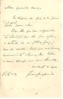 Carta de Guerra Junqueiro para [António José de Almeida].