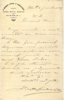 Carta de Fernão Botto Machado para [António José de Almeida].