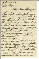 Carta de Eduardo de Oliveira para [António José de Almeida].