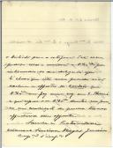 Carta Ferreira Viegas Janeiro para António José de Almeida