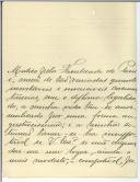 Carta de Manuel Silvestre Gomes para António José de Almeida
