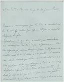 Rascunho de carta de António José de Almeida para Gama Pinto.