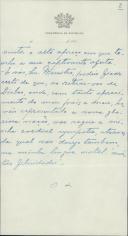 Copiador de carta de [António José de Almeida para o embaixador da Roménia em Portugal].