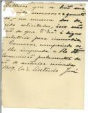 Cópia de carta incompleta de António José de Almeida.