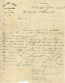 Carta de M. S. Menezes para António José de Almeida.