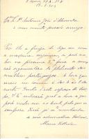 Carta de Maria Veleda para [António José de Almeida].