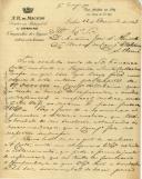 Carta de A. R. de Macedo para António José de Almeida.