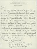 Cópia de declaração para Antonio José de Almeida