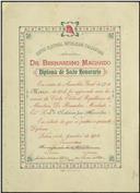 Diploma de Sócio Honorário