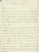 Rascunho de carta de António José de Almeida.