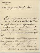 Carta de Jerónimo José da Costa para [António José de Almeida].