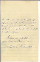 Carta de Amélia Augusta para António José de Almeida