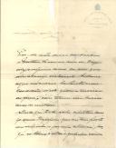 Carta de Júlio Armando para António José de Almeida.