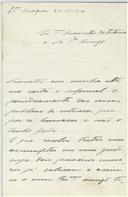 Carta de António de (?) Gomes para António José de Almeida