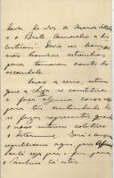 Carta de Arnaldo Castro (?) para [António José de Almeida].