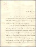 Carta de Manuel de Castro para António José de Almeida.