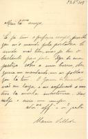 Carta de Maria Veleda para [António José de Almeida].