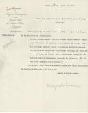 Informação de Augusto T. para António José de Almeida.