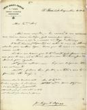 Carta de José Augusto de Góis Mendanha Raposo para [António José de Almeida].