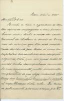 Carta de Casimiro António Ferreira.