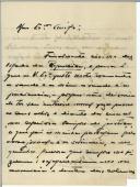 Carta de Lúcio de Vilhena para António José de Almeida.