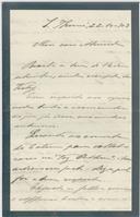 Carta de J. Freitas para Antonio José de Almeida
