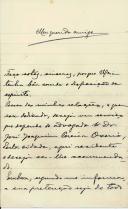 Carta de Francisco Artur de Brito para [António José de Almeida].