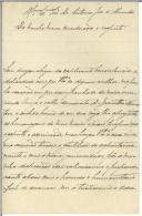 Carta de António de Brito Fallé para António José de Almeida