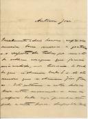 Carta de Silvestre Falcão para António José de Almeida.