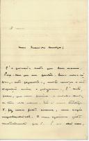 Carta de Emérico [de Alpoim] para [António José de Almeida].
