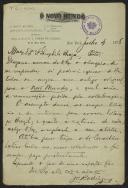 Carta de J. C. Rodrigues a Teófilo Braga