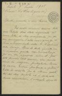 Carta de Gaetano Carlo Mezhercapo a Teófilo Braga