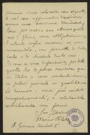 Carta de Mário Pelaez a Teófilo Braga