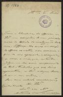 Carta de António Garcia Ribeiro de Vasconcelos a Teófilo Braga