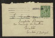 Carta de Prince Paul Z. S. Riedelski a Teófilo Braga