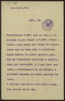 Carta de Manuel Fernandes de Morais a Teófilo Braga